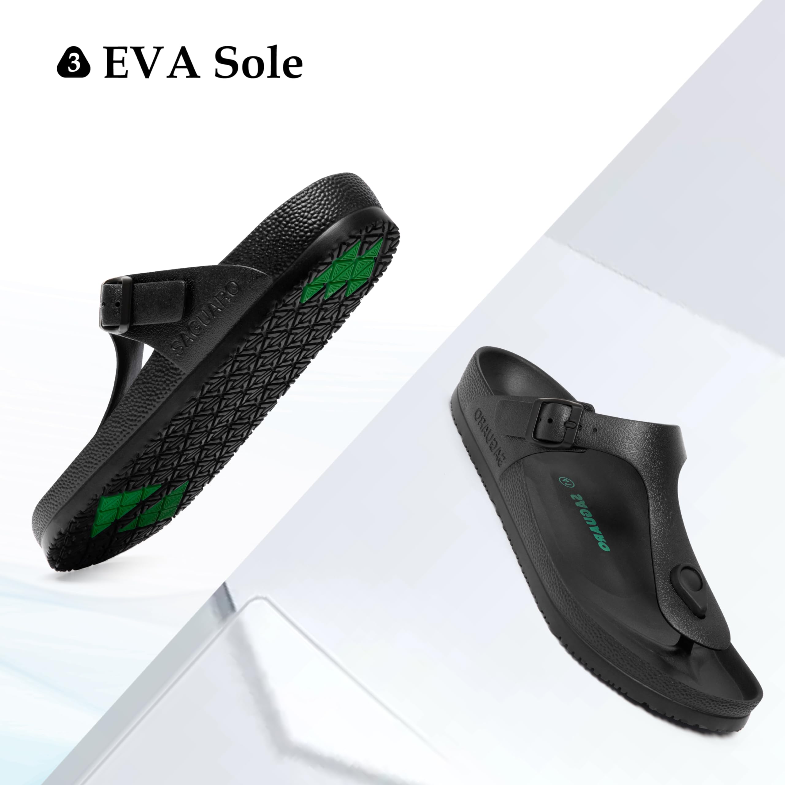 SAGUARO Estivi Infradito Uomo Spiaggia Sabot Eva Ciabatte Piscina Pantofole Donna Giardino Zoccoli 36-48