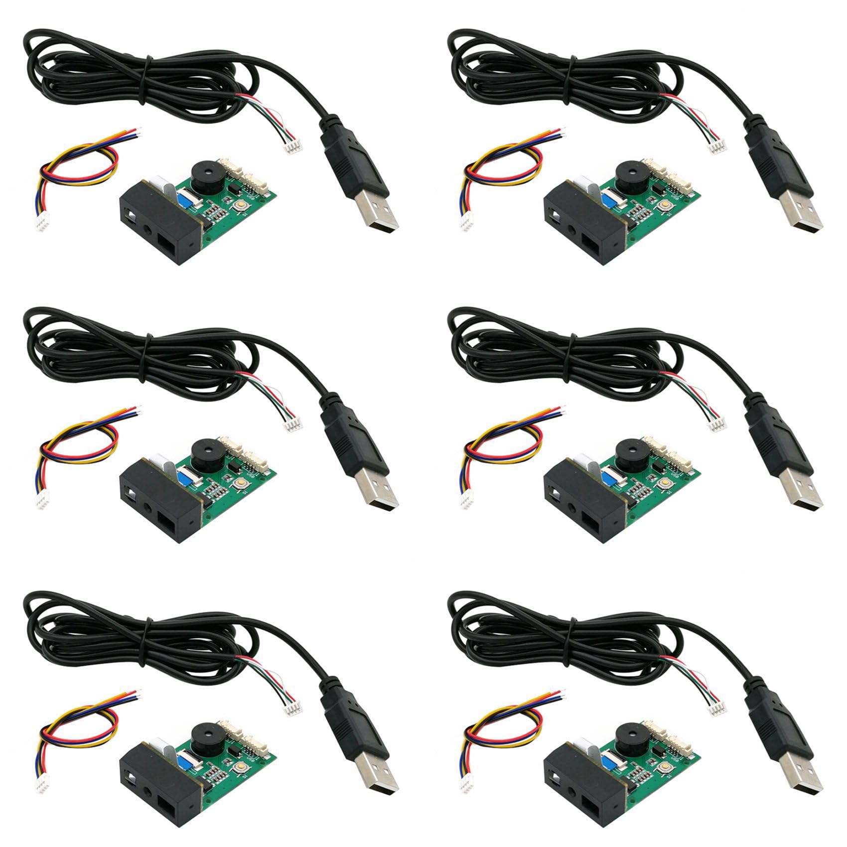 6X GM67 1D/2D USB UART Lecteur de Code à Barres Lecteur de Module de Lecteur de Code QR