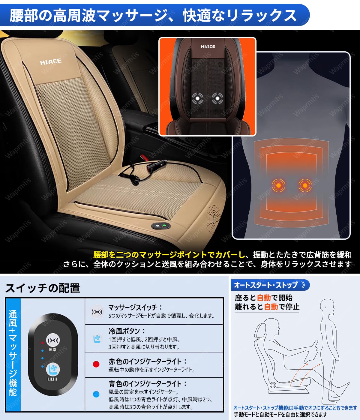 Amazon.co.jp: クラウンアスリート 車シートクーラー 涼しい 暑さ対策 