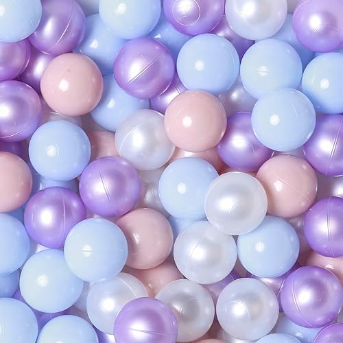 Miniatura 102 de GOGOSO Pelotas para niños pequeños, paquete de 50, 100, 200 bolas de plástico, sin ftalatos, sin BPA, no tóxicas, de 2.2 pulgadas, a prueba