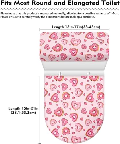 Vista 87 de Fundas antideslizantes para tapa de inodoro y tanque del Día de San Patricio, fundas elásticas para tapa de inodoro, accesorios de decoración de St.