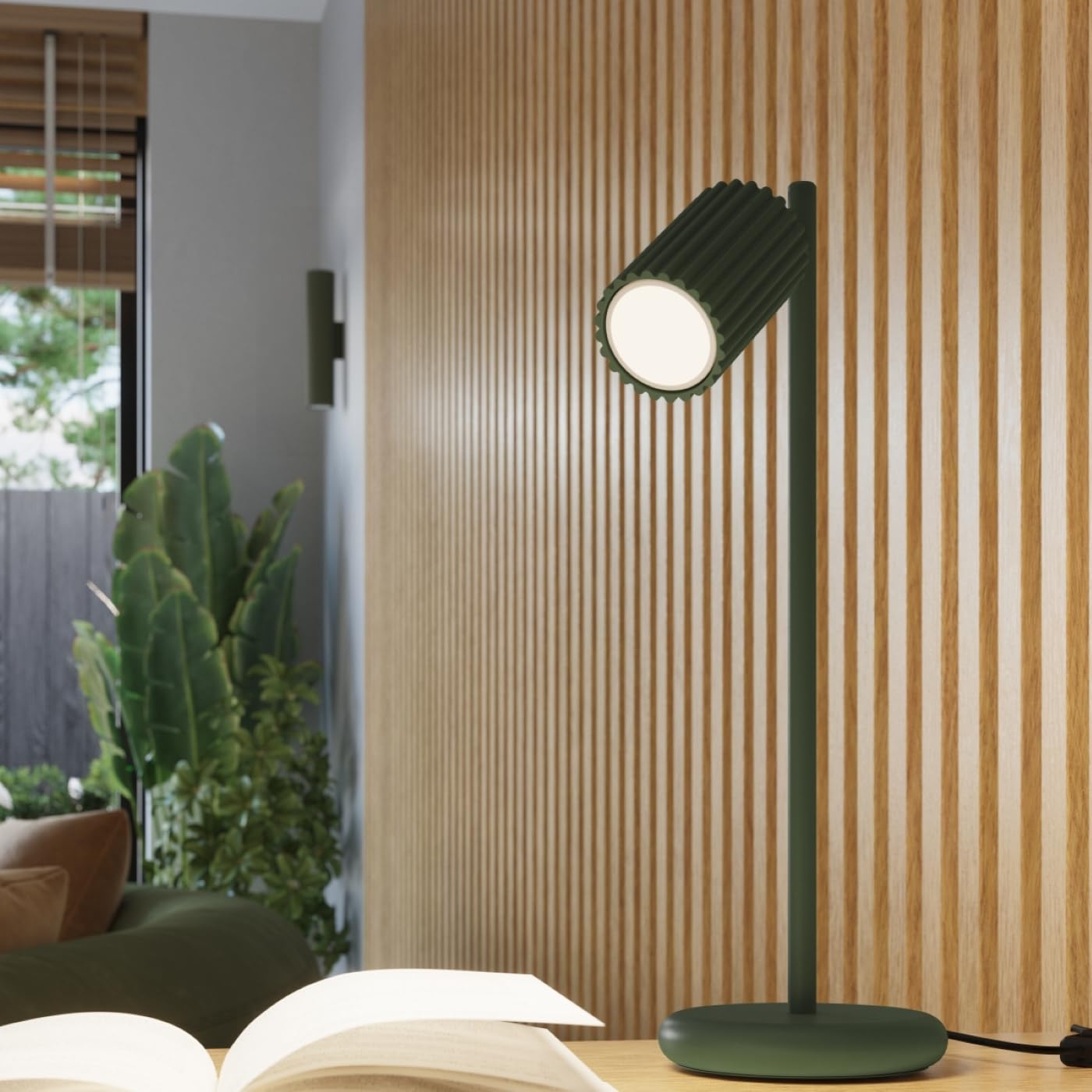 Plafon GLOOW 3L zielony oliwkowy LED 4000K