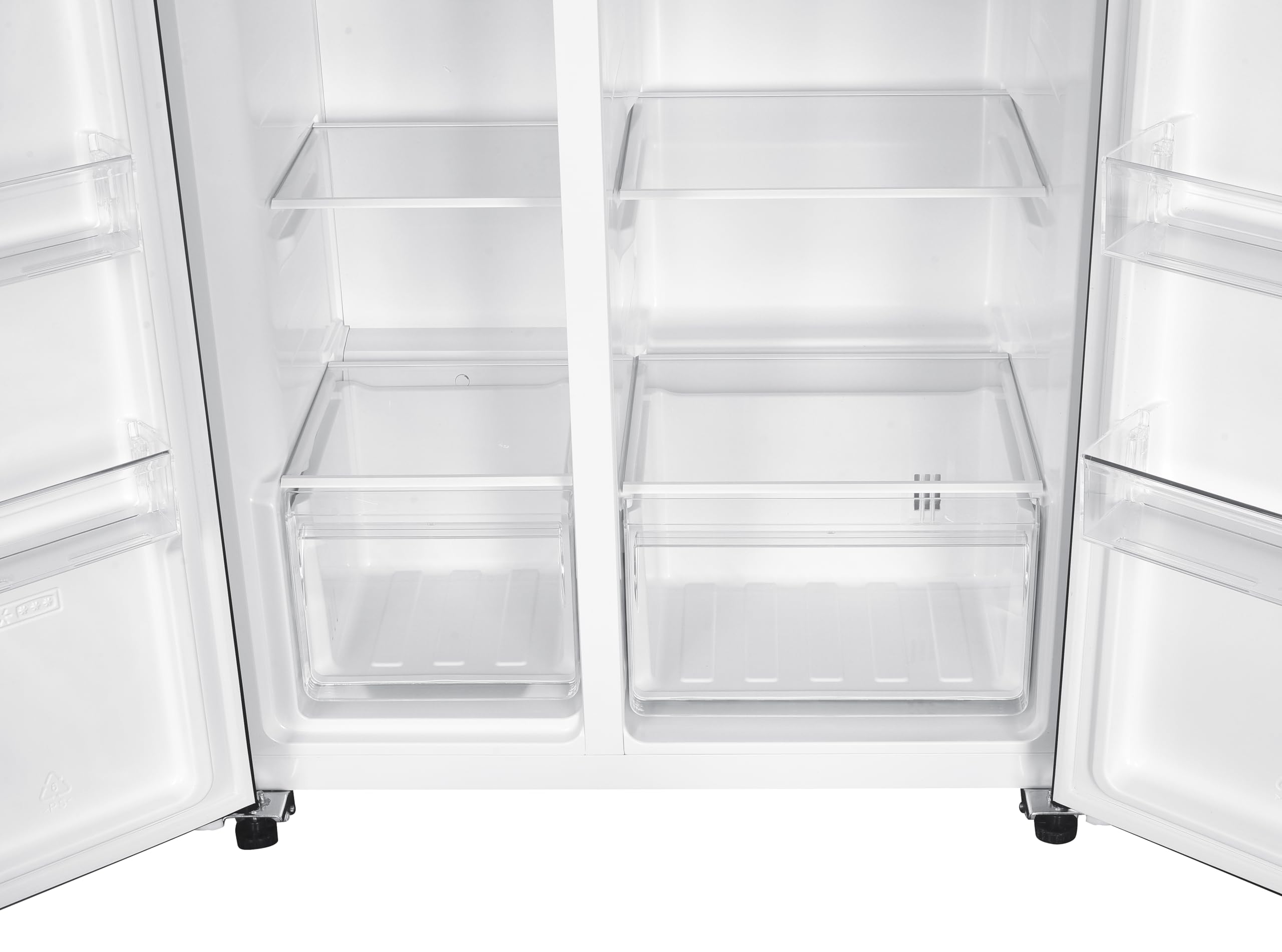 GEDTECH GSBS510BL 510L (324L + 181L) - Frigorífico multipuerta, dispensador de agua, negro