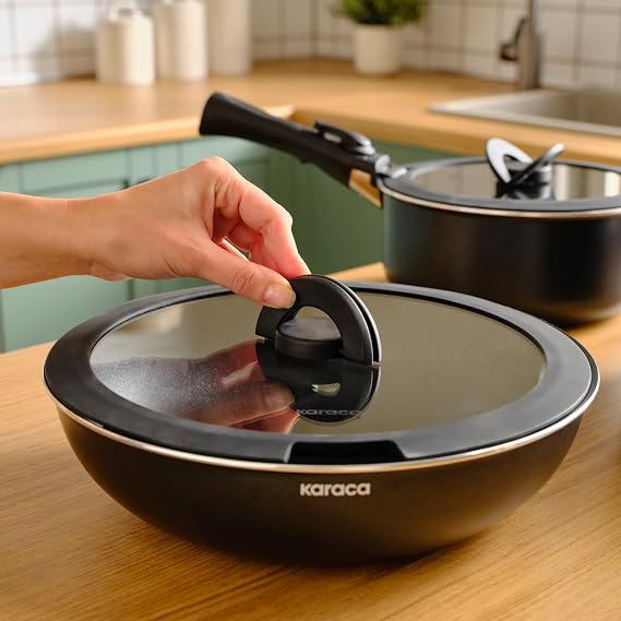 KARACA Biodiamond Easy Clip 12 Piece Induction Base Cookware Set