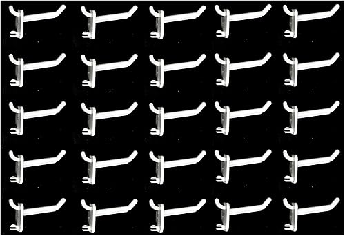 JSP Manufacturing Ganchos de plástico blanco para garajeherramientasalmacenamientoorganizaciónjoyeríamanualidades - 2 pulgadas, 4 pulgadas o 6 disponible en Yaxa Venezuela