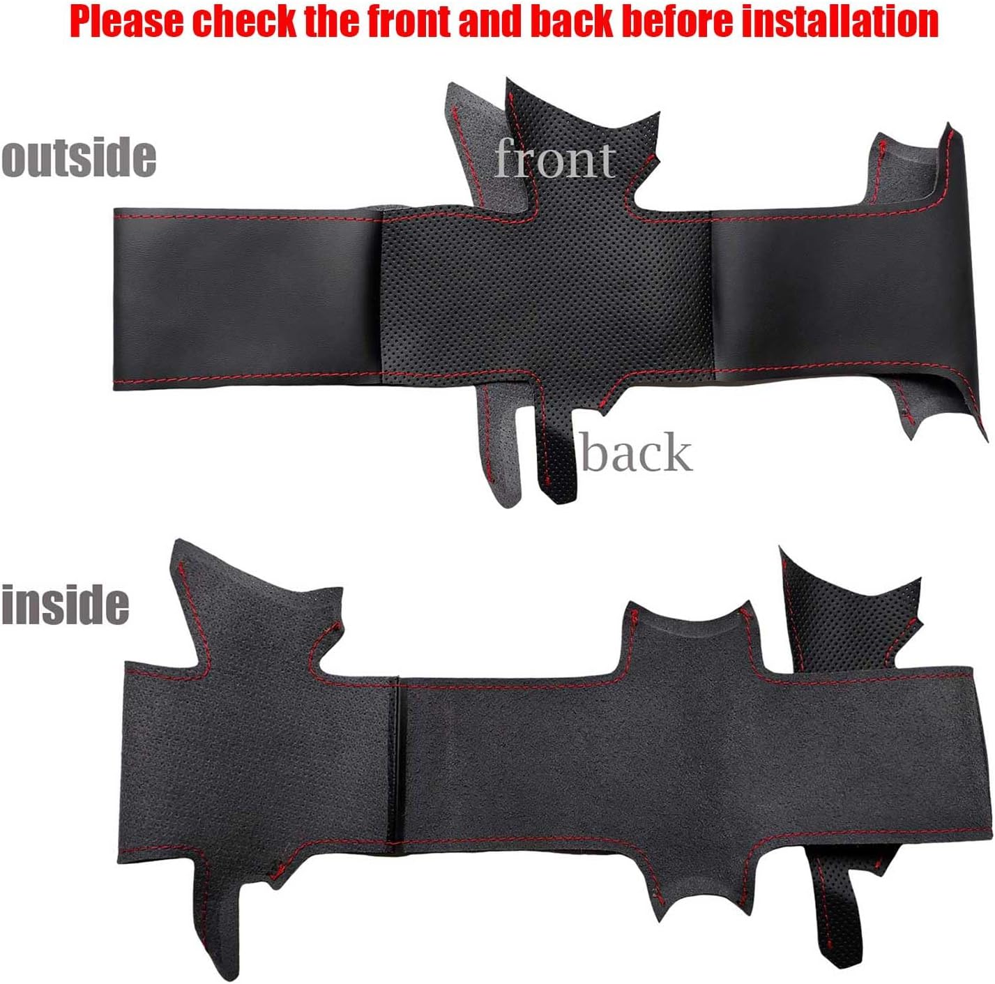 Car Steering Wheel Cover for 2002 Toyota Corolla Celica Gt 2004 Toyota Rav4 Supra Matrix for 2003 Lexus is 300 Manual Is300 Is200 Sc300 Hand Stitched