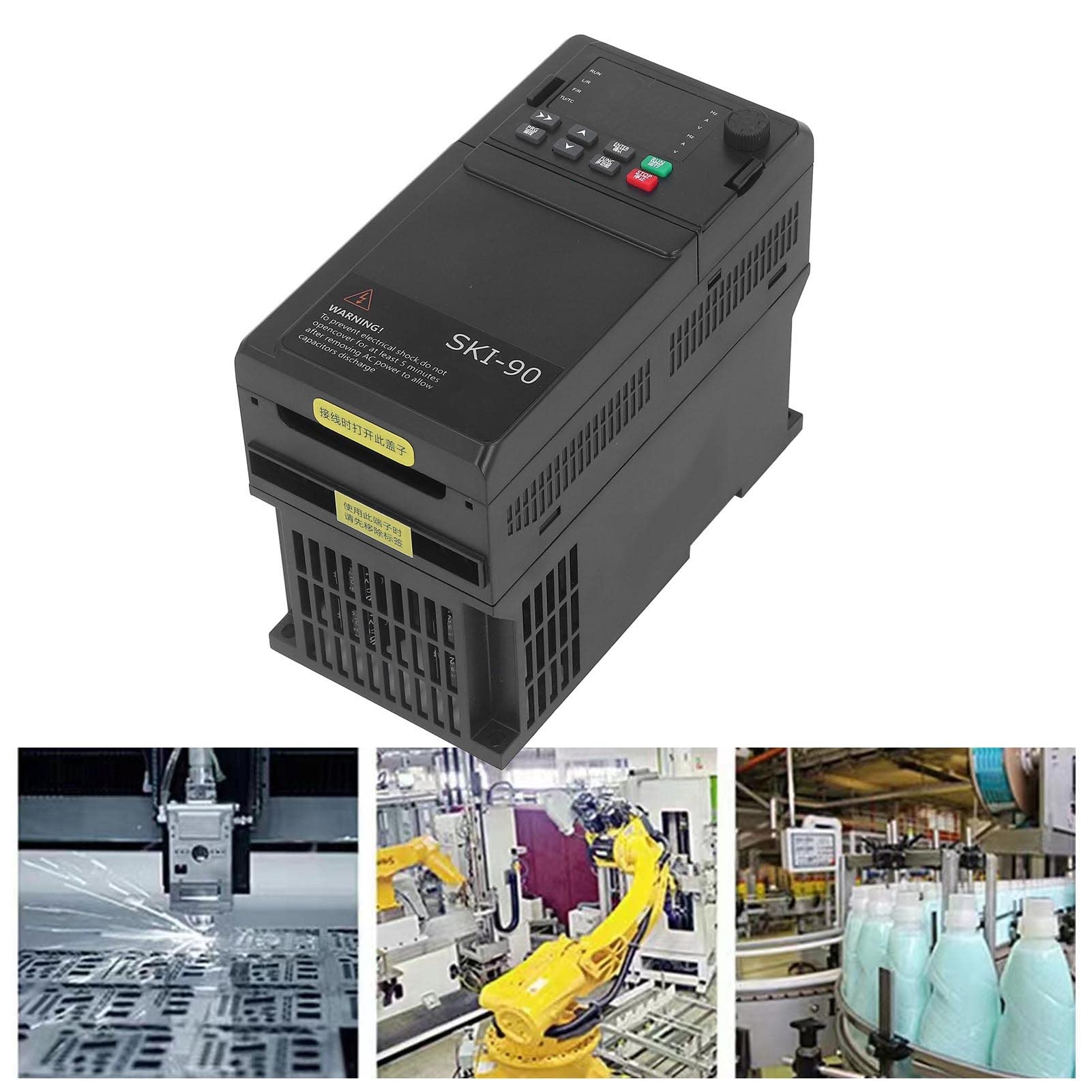 Variador de Frecuencia 5.5KW, Entrada y Salida Trifásica
