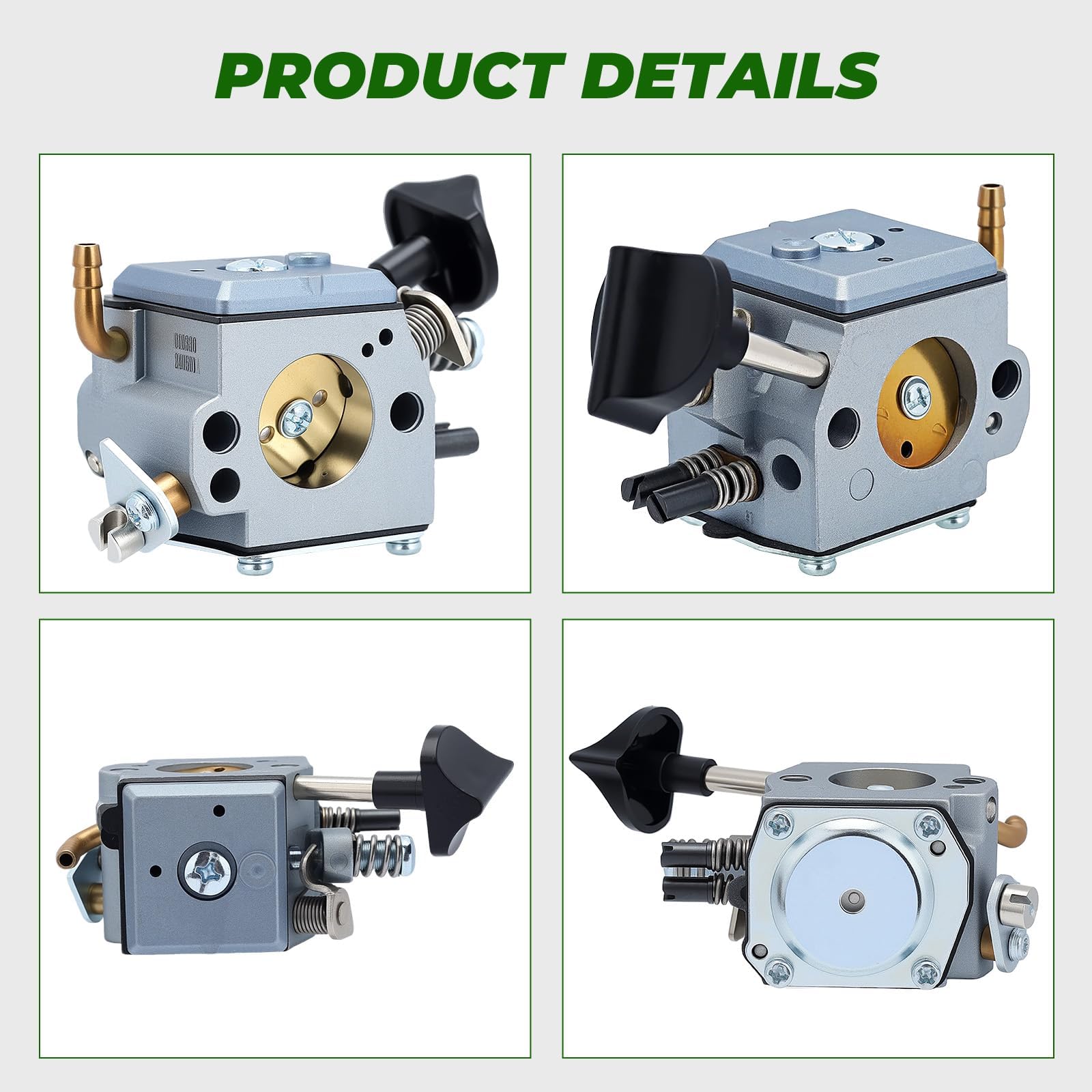 Dalom BR420 Kit de carburador con Herramienta de Limpieza de Filtro de Aire para Stihl SR320 SR340 SR380 SR400 SR420 BR320 BR340 BR380 BR400 BR420 soplador de Mochila