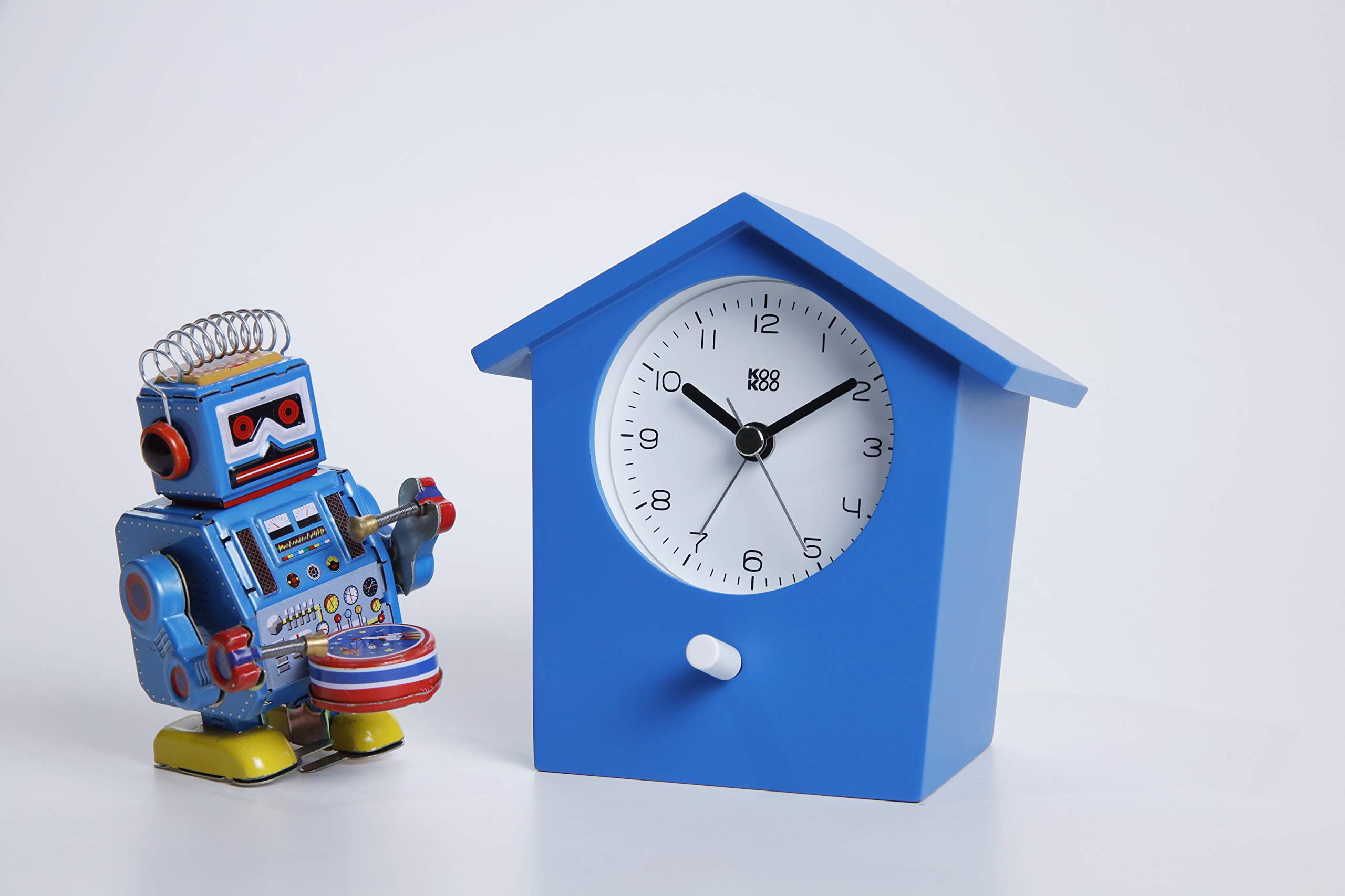 Amazon.co.jp: KOOKOO（クークー） アーリーバード 青色 本物の鳥の