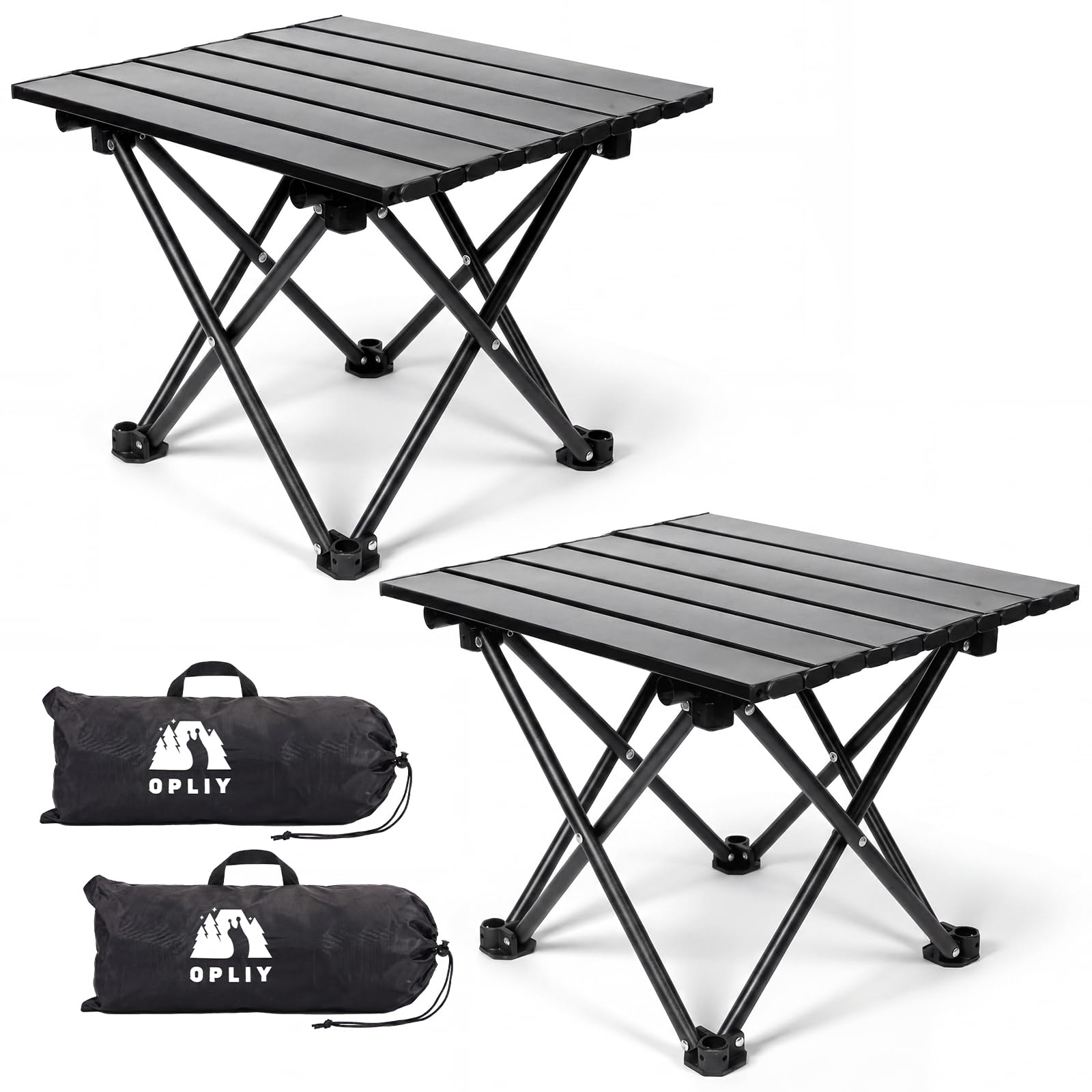 Photo 1 of Opliy 2-Pack Portable Camping Table