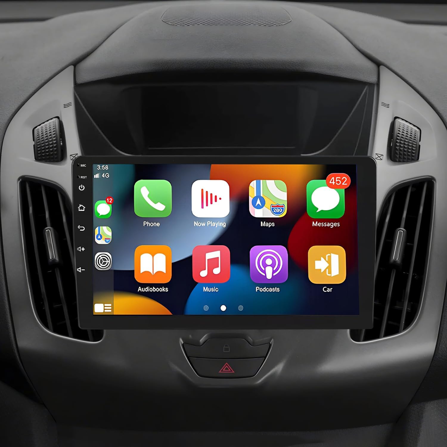 NOT TESTED 9 inch Car Radio for Ford Transit Connect 2014 2015 2016 2017 2018 Wireless CarPlay Android Auto [2+32G] Bluetooth Screen Stereo with WiFi Bluetooth GPS Navigation Backup Camera 9\"