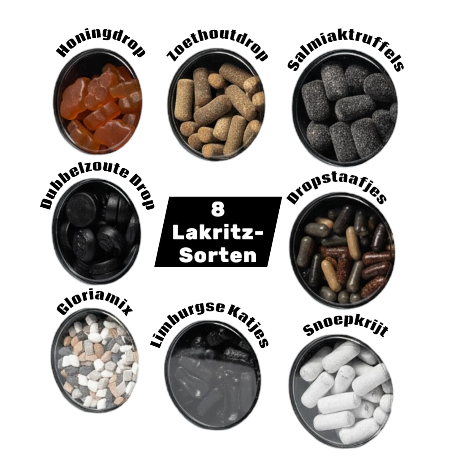 Meenk Geschenkset Experience 560g I Lakritz-Geschenk aus den Niederlanden I holländisches Lakritz I Drop I Mischung aus süßem und salzigem Lakritz I Dutch Licorice