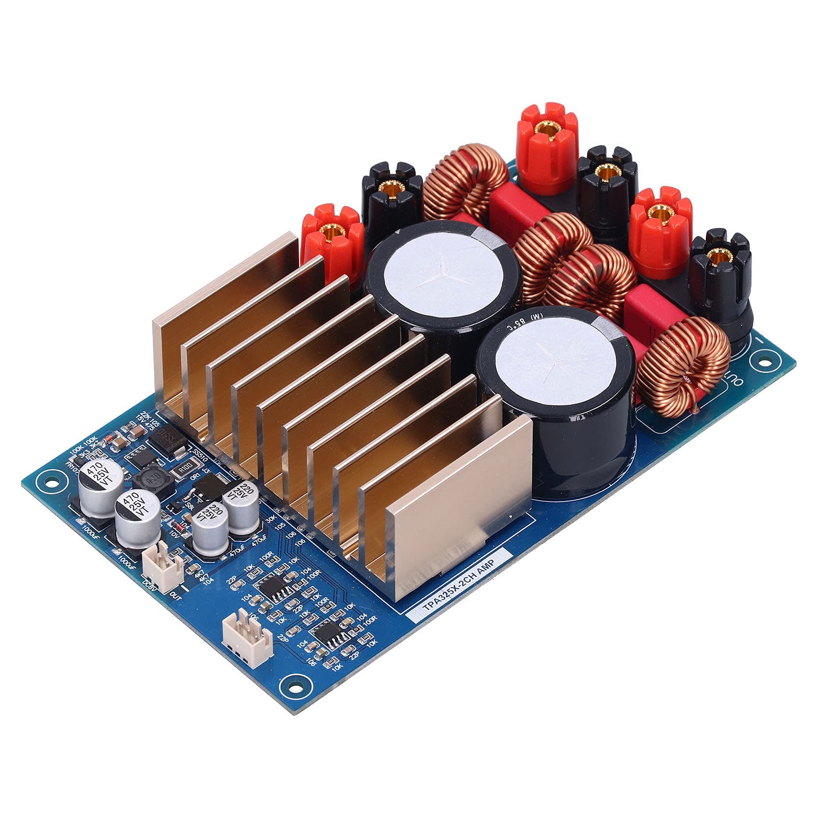 Cocoarm Cyfrowa Płytka Wzmacniacza Mocy PCB TPA3251 350 W moduł Klasy D DC24 36 V z 4700 UF X2 Kondensatory Filtrujące do Domowego Sprzętu Audio Naprawa Głośników i Projekty Audio