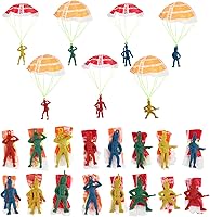 Manmel 40PCS Parachute Toys for Kids 3-9, Mini Paratroopers Army Flying Outdoor Toys, Toddlers Boys Girls Party Favors Goodie Bag Stuffers