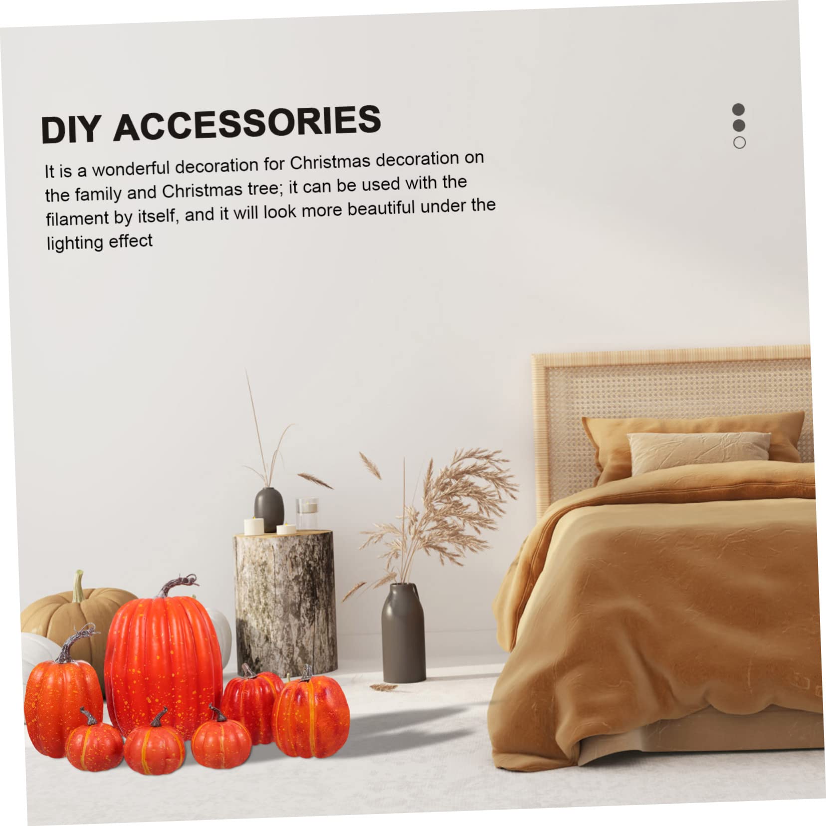 Alipis 14 Pz Ornamenti Modello Zucca Mini Zucche Di Simulazione Ornamento Modello Zucca Arredamento Autunnale All'aperto Decorazioni Autunnali Di Zucche Ghirlanda Fai Da Te Schiuma