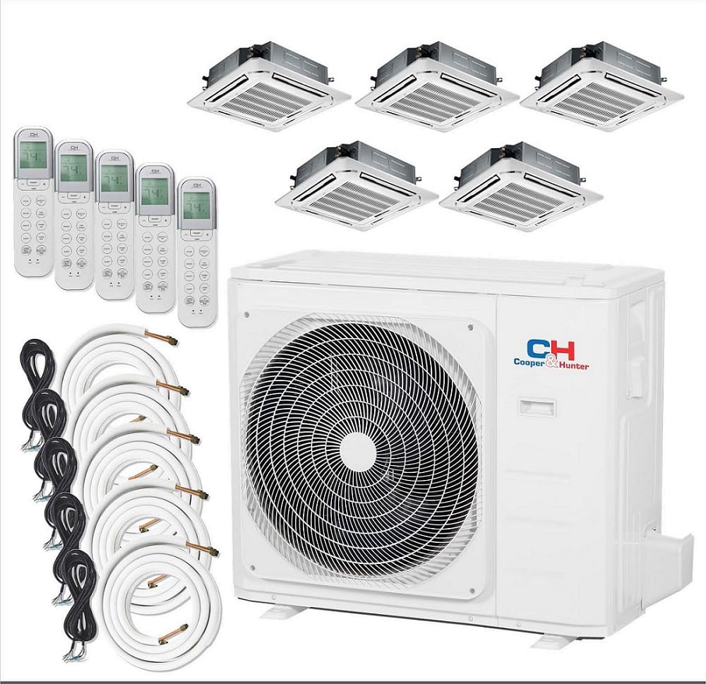 Cooper And Hunter Five Zone Ductless Mini Split Ceiling