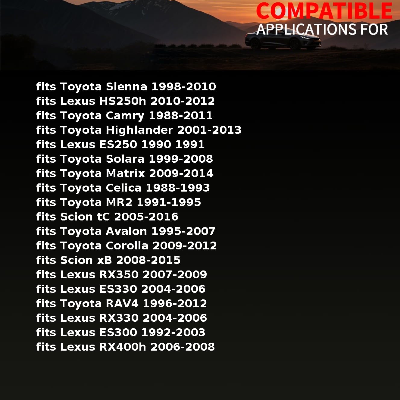 Manual Transmission Output Shaft Seal Left fits Toyota Highlander,Camry,Avalon,Corolla 1988 1989 1990-2013 fits Scion xB 2008-2015 Replacement 90311-50027, 90311-50029, 90311-50031 1 X