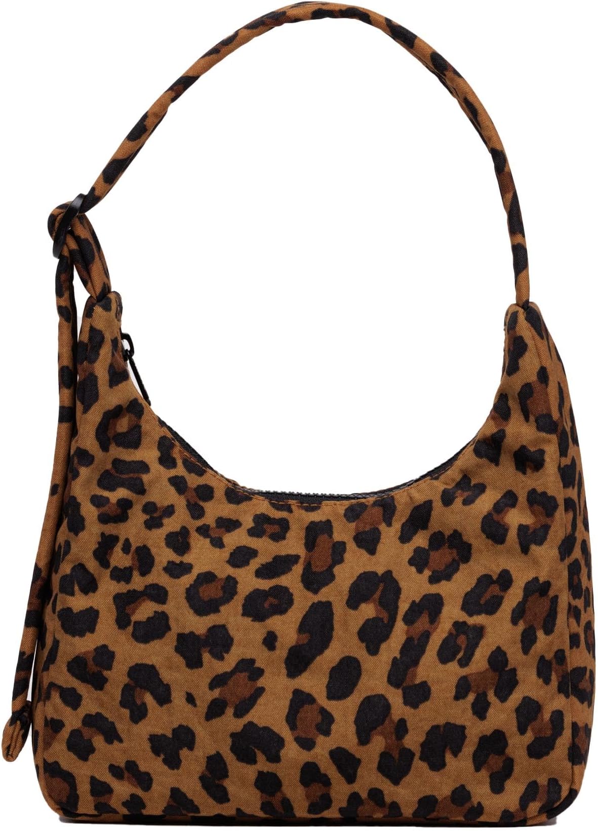 Mini Nylon Shoulder Bag - Leopard
