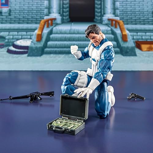 Miniatura 6 de Marvel Legends Series Gamerverse Punisher & Nick Fury, figuras de acción coleccionables inspiradas en videojuegos retro de 6 pulgadas