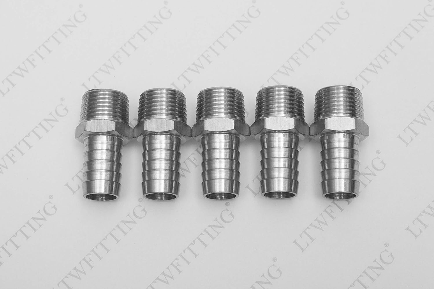 Frее Shірріng Ovеr $50 LTWFITTING Bar Production Stainless Steel 316 Barb Fitting Coupler/Connector 5/8 Hose ID x 1/2 Male NPT Air Fuel Water (Pack of 5) Tесh Dеаlѕ 🔥 LTWFITTING Bar Production Stainless Steel 316 Barb Fitting Coupler/Connector 5/8 Hose ID x 1/2 Male NPT Air Fuel Water (Pack of 5)