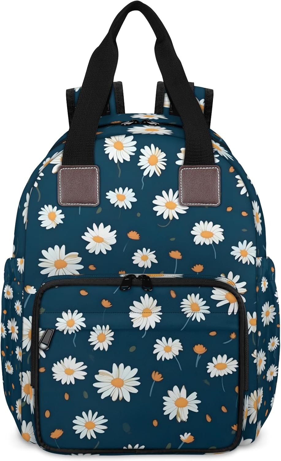KOBLEN Daisy Diaper Bag Backpack Baby Essentials Travel Tote Bag with Insulated Pockets Multi-functional Diaper Bags Organizer Bag for Women Men