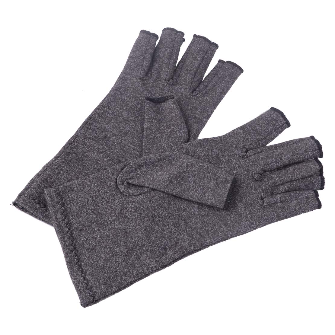 1 par Dedos Artritis Terapia Mano Alivio de los Dolores articulaires compresión Apoyo muñecas Guantes Gris Oscuro algodón y Spandex Large