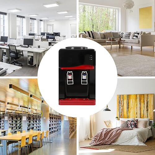 Miniatura 6 de Top Loading Dispensador de enfriador de agua, dispensador de enfriador de agua caliente y fría para 3 a 5 galones, dispensador de enfriador de agua