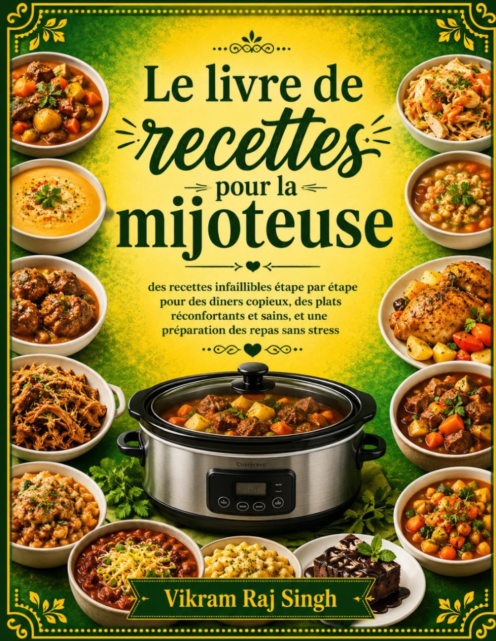 Le livre de recettes pour la mijoteuse: des recettes infaillibles étape par étape pour des dîners copieux, des plats réconfortants et sains, et une préparation des repas sans stress