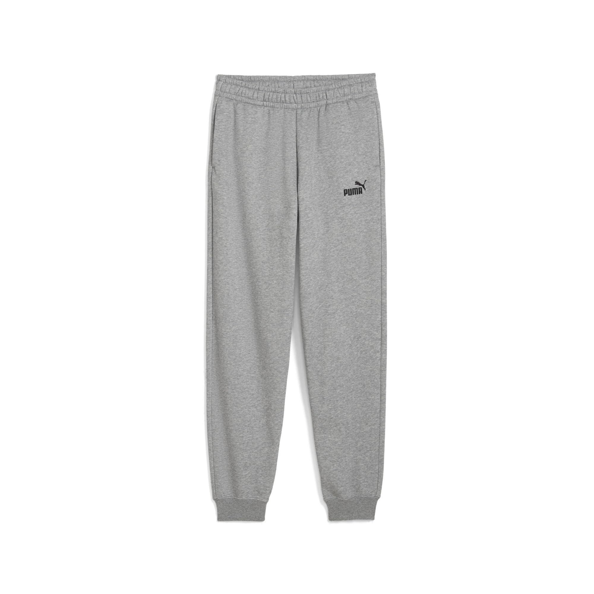 Puma Boys Grey No1 Logo Sweatpants  in Size 9 - 10 Years, Sports Direct