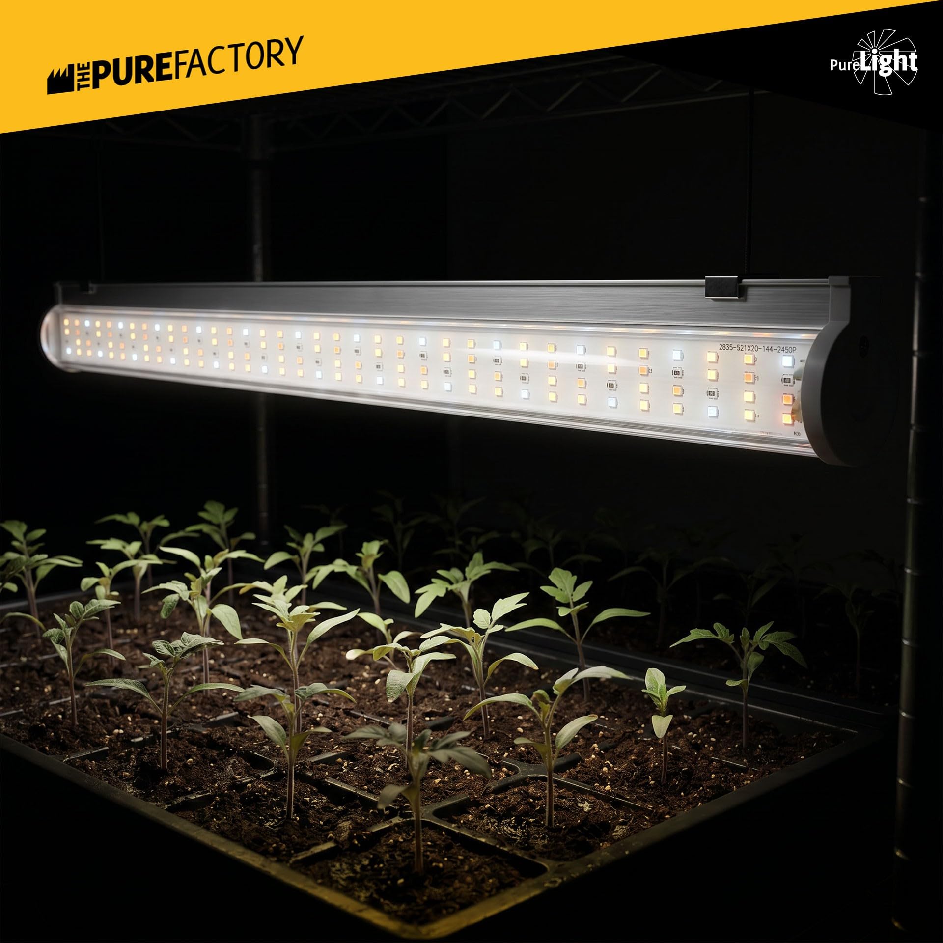 Pure LED 26W 2100K Floración/Bloom | Eficiencia energética para cultivo indoor | Luz ideal para maximizar el crecimiento y floración de plantas