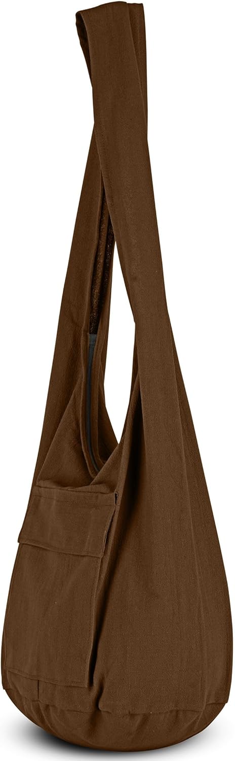 Your Cozy Boho Crossbody Bag for Women – Handmade Cotton Sling Bag Lightweight Unisex Travel Purse with Zipper - Image 3