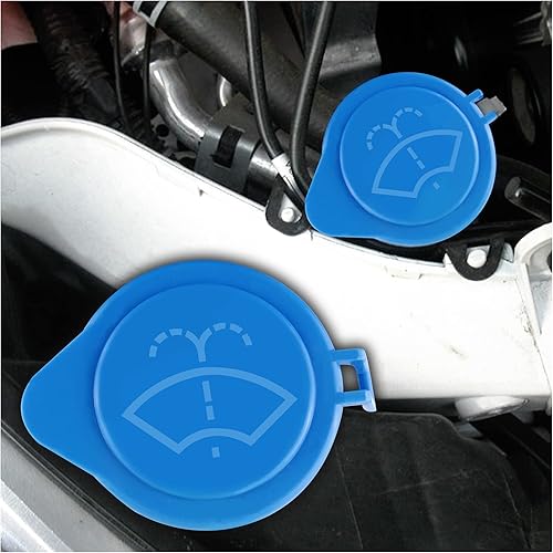 Tapa de botella para lavadora de automóvil, repuesto para limpiaparabrisas de repuesto compatible con Ford Focus2011-2015, OEM #1708196, ID 2.067in2