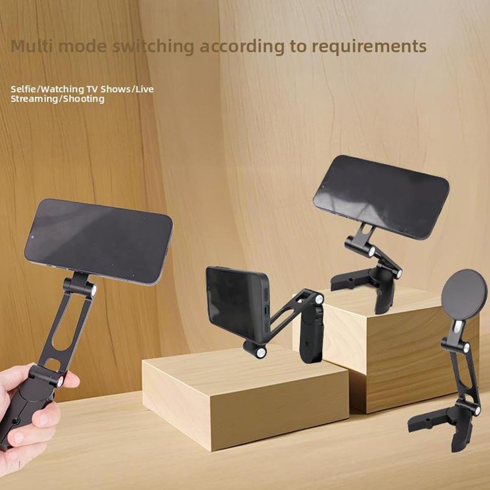 Soporte magnético móvil Rotación De 360 Grados, Plegable, Soportes | Base De Escritorio Para Teléfono Base Para Mujeres, Hombres, Hogar, Trabajo, Estudio, Videollamadas, Oficina Y