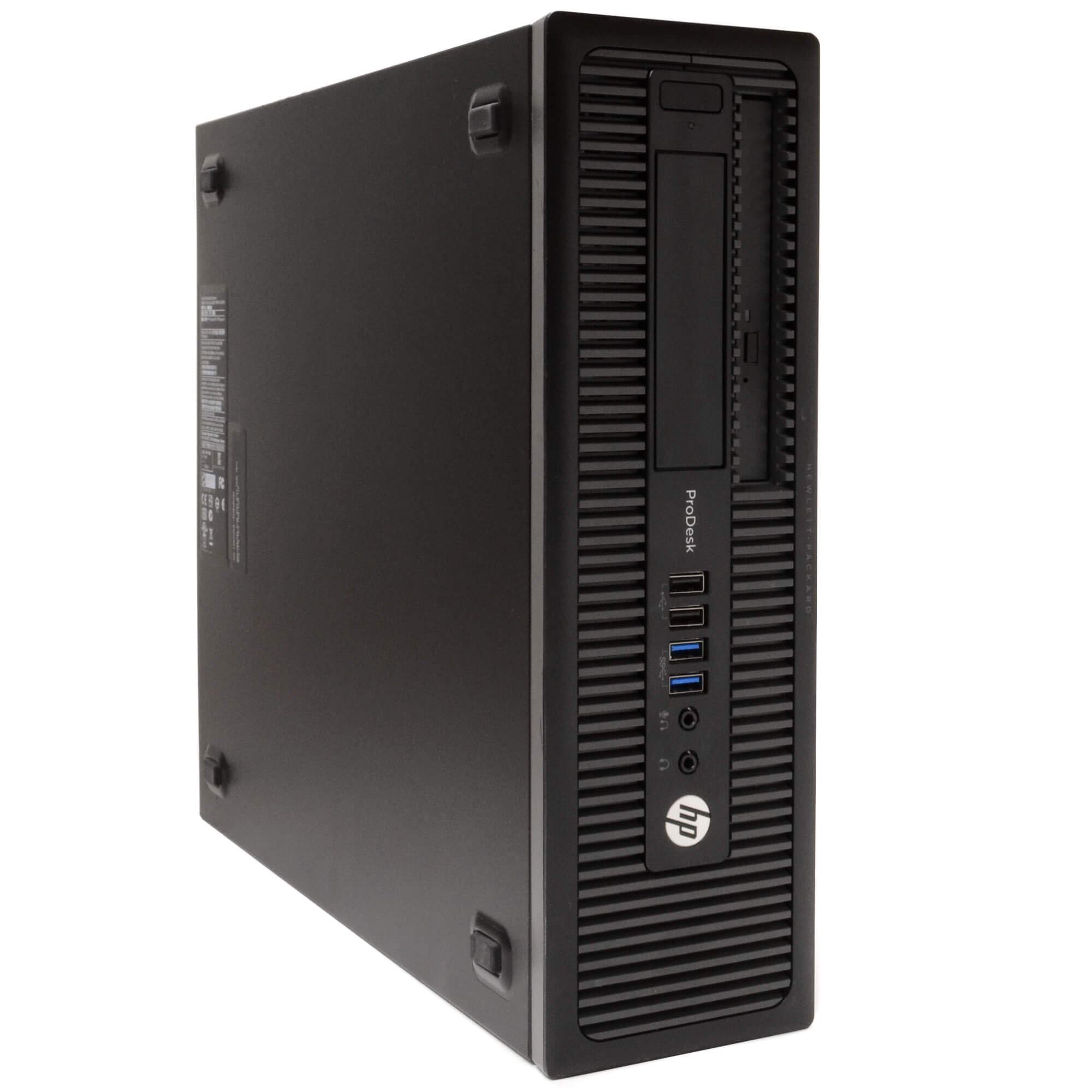 HP ProDesk 600 G1 SFF Ordenador de sobremesa, Intel Core i7-4770, 8 GB de RAM, SSD de 240 GB, WiFi, Bluetooth, Teclado QWERTY Estadounidense, Windows 11 Pro (reacondicionado)