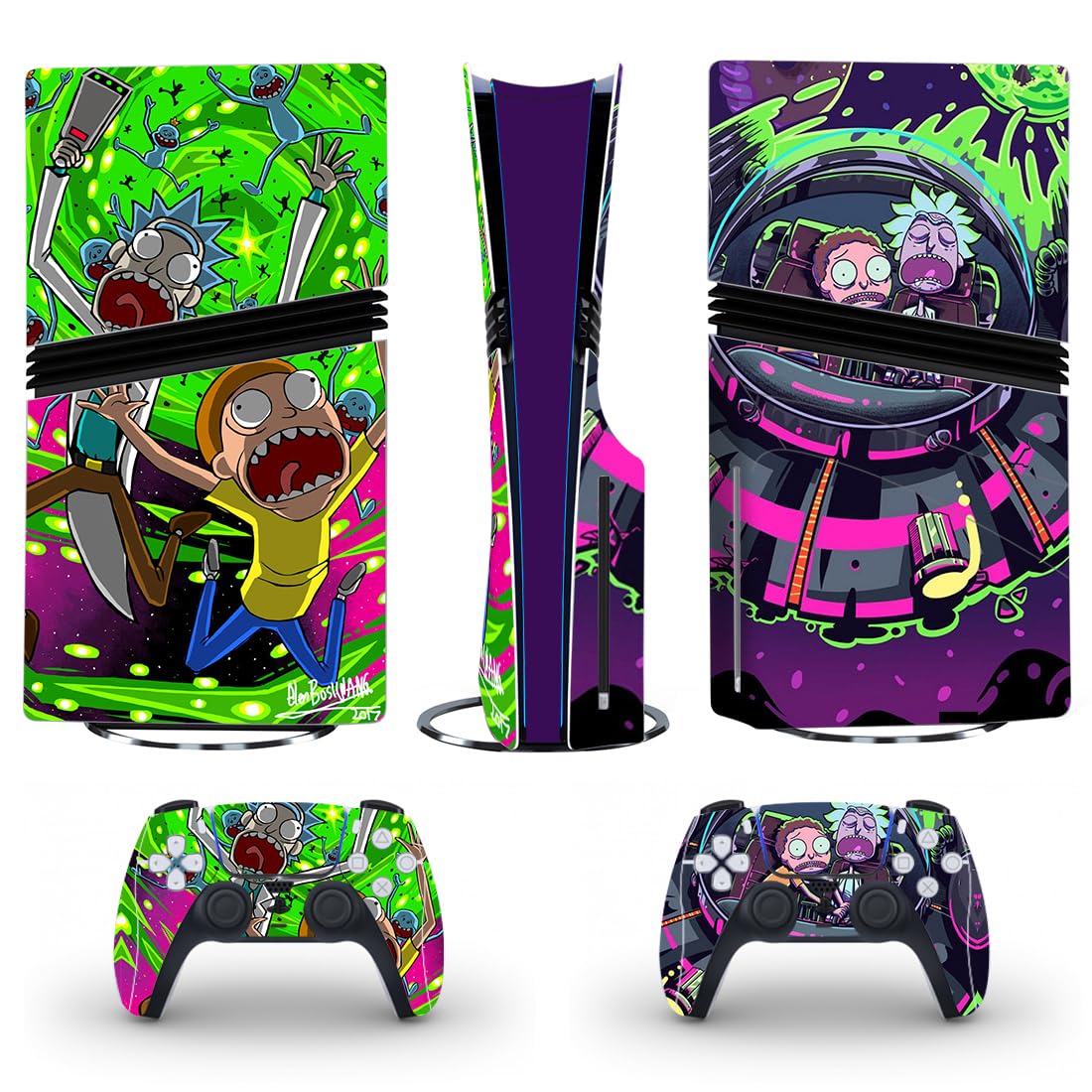 PEYANZ Vinyl Skin Compatible with PS5 Pro (Disk Edition) | HD Print, Scratch Resistant, Bubble-Free Application