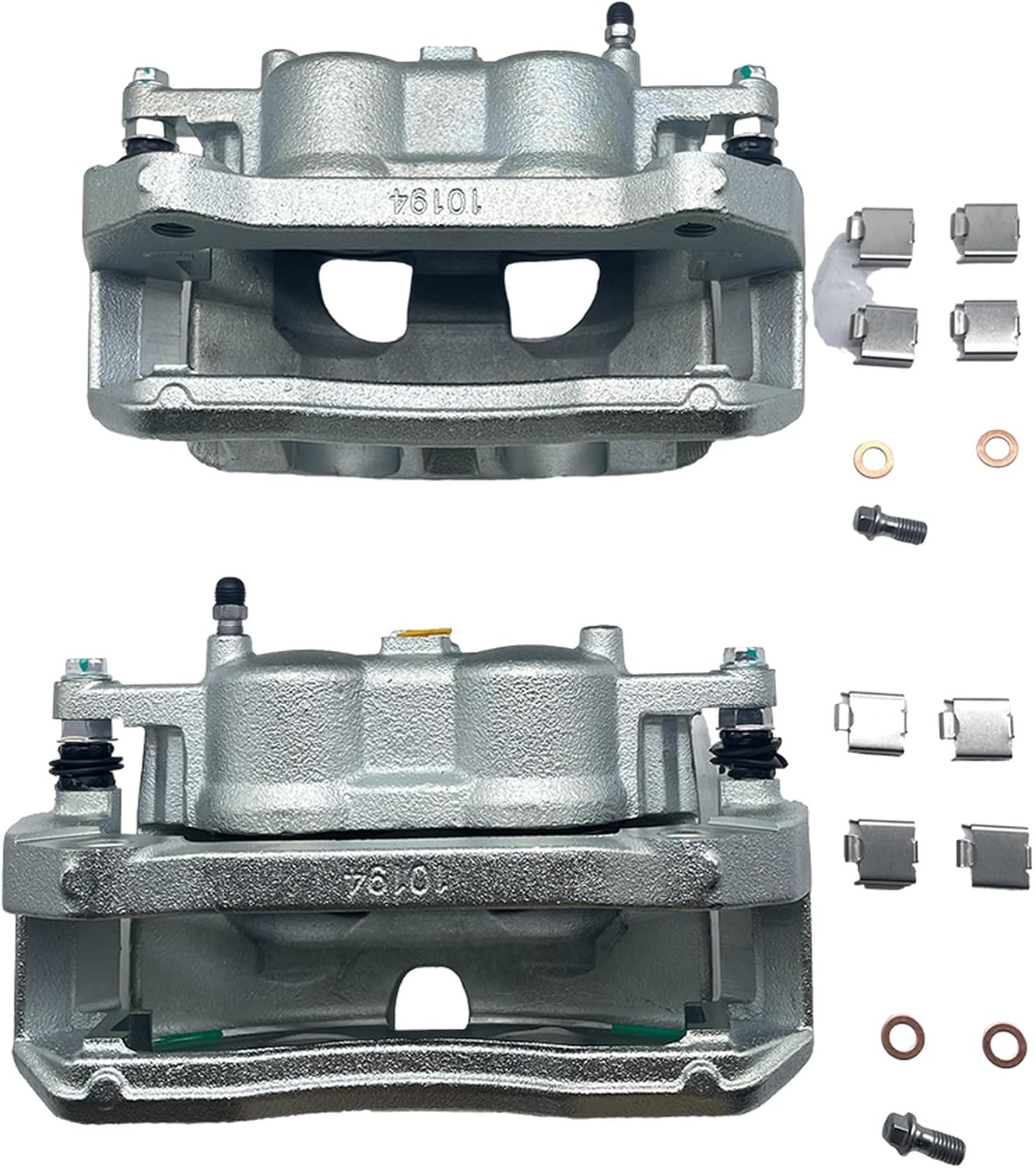 2Pcs Disc Brake Calipers Front for Ford Expedition 2010-2020 | Pair Left Right With Bracket,For Ford F-150,For Lincoln Navigator 2010-2021,18B5236, 18B5237, SLB2178, SLB2179