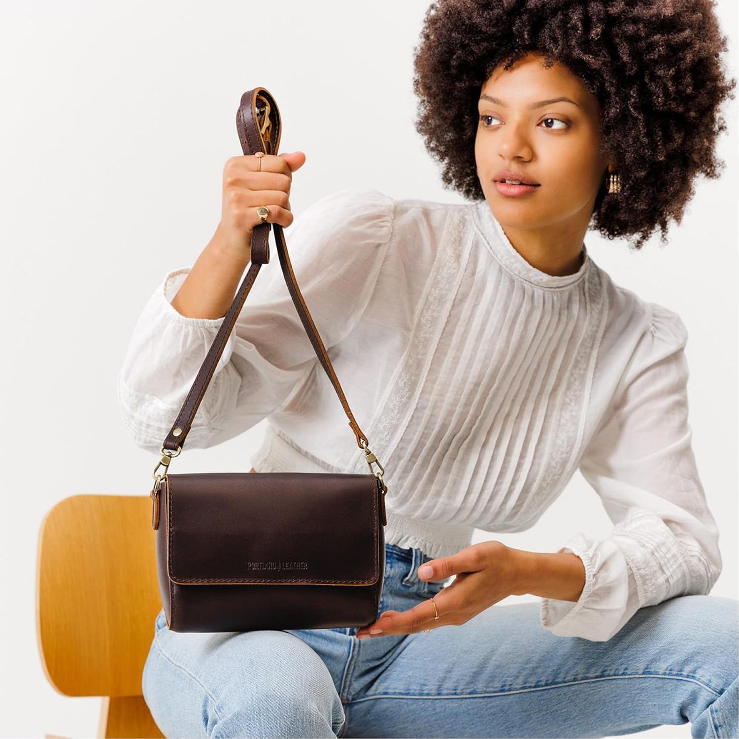 Portland Leather Goods Metro Mini Crossbody Bag for Women – Handmade from the Finest Full-Grain Hides - Image 2