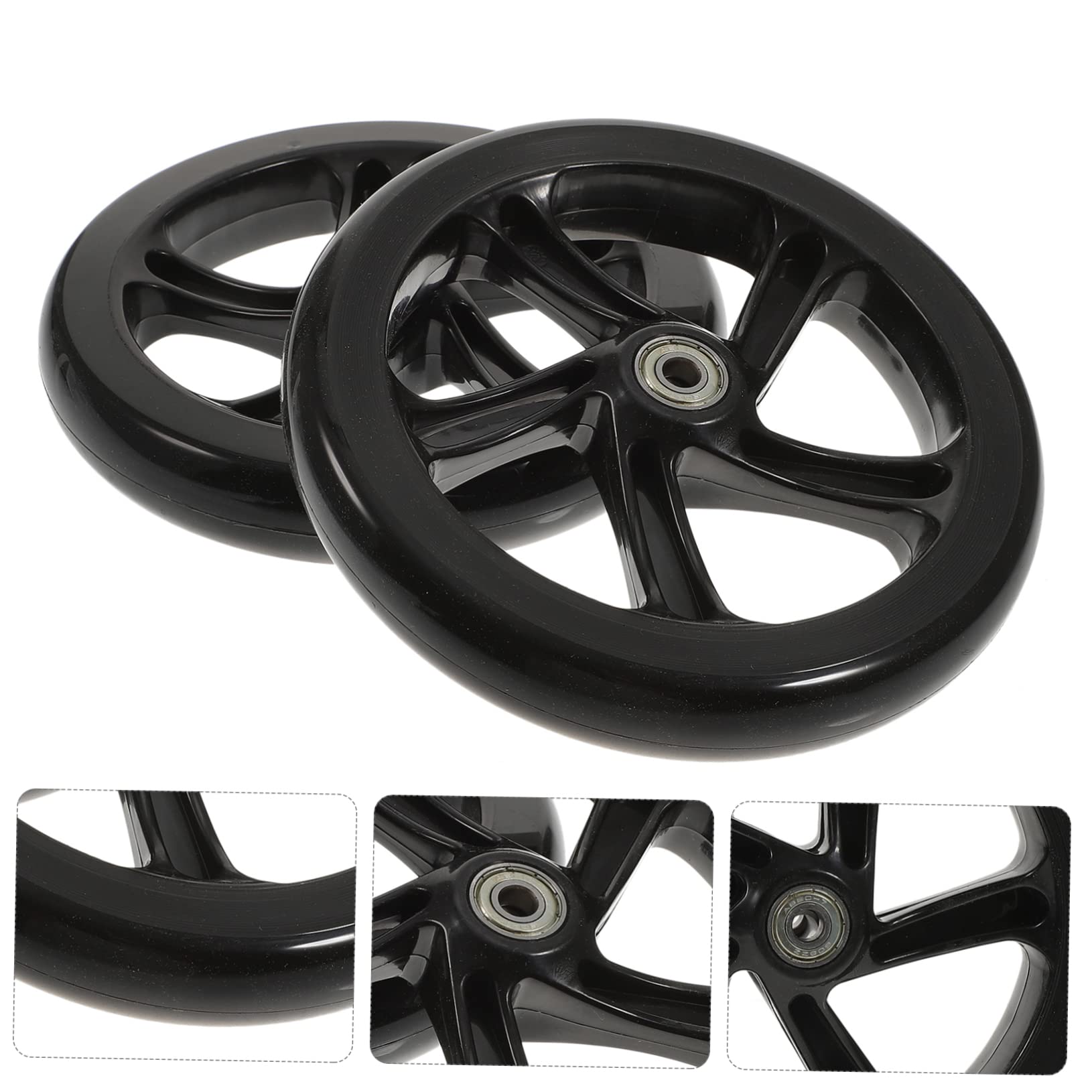UPKOCH 2 Piezas Reemplazo De Rueda De Scooter De Alta Elasticidad Rueda Silenciosa De Scooter De Accesorios De Patineta
