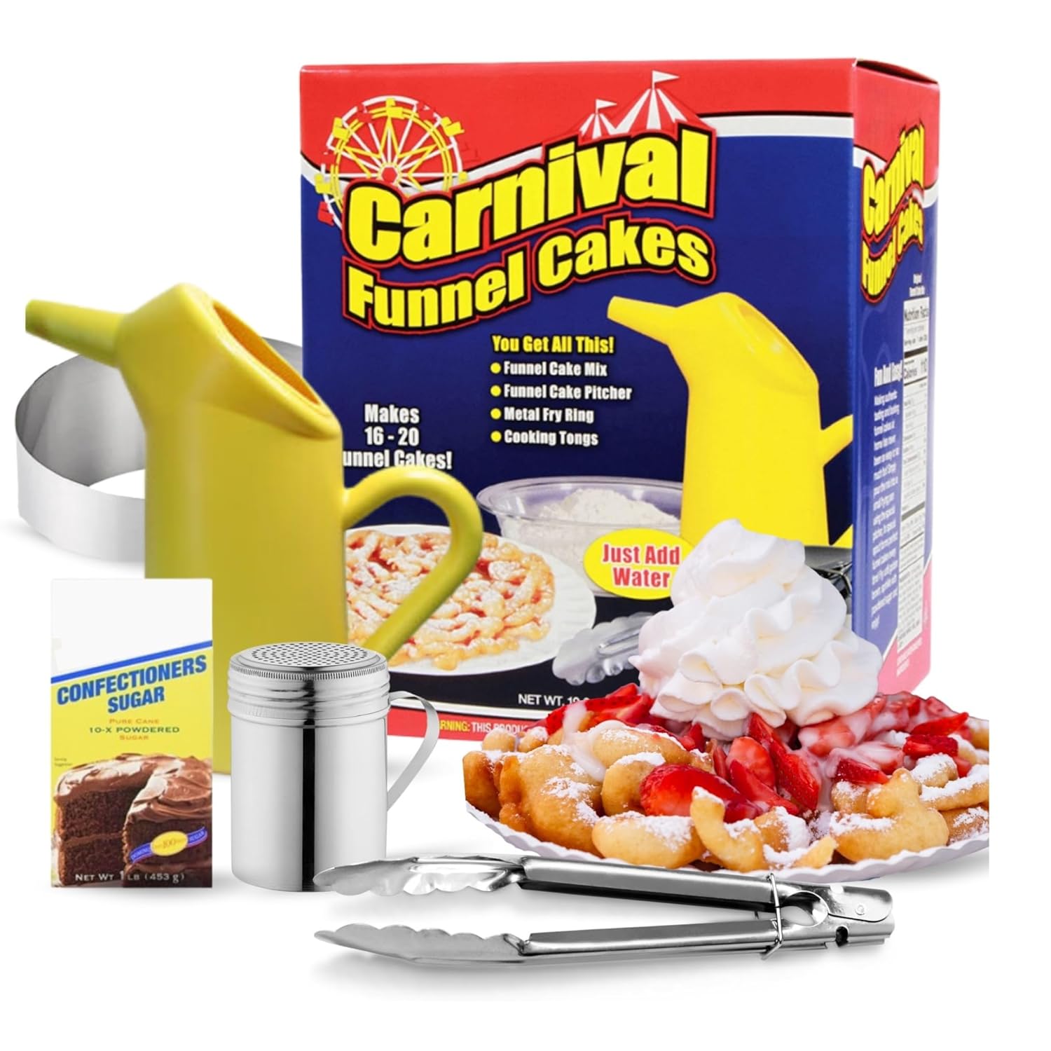 Funnel Cake Kit Deluxe Bundle with Accessories