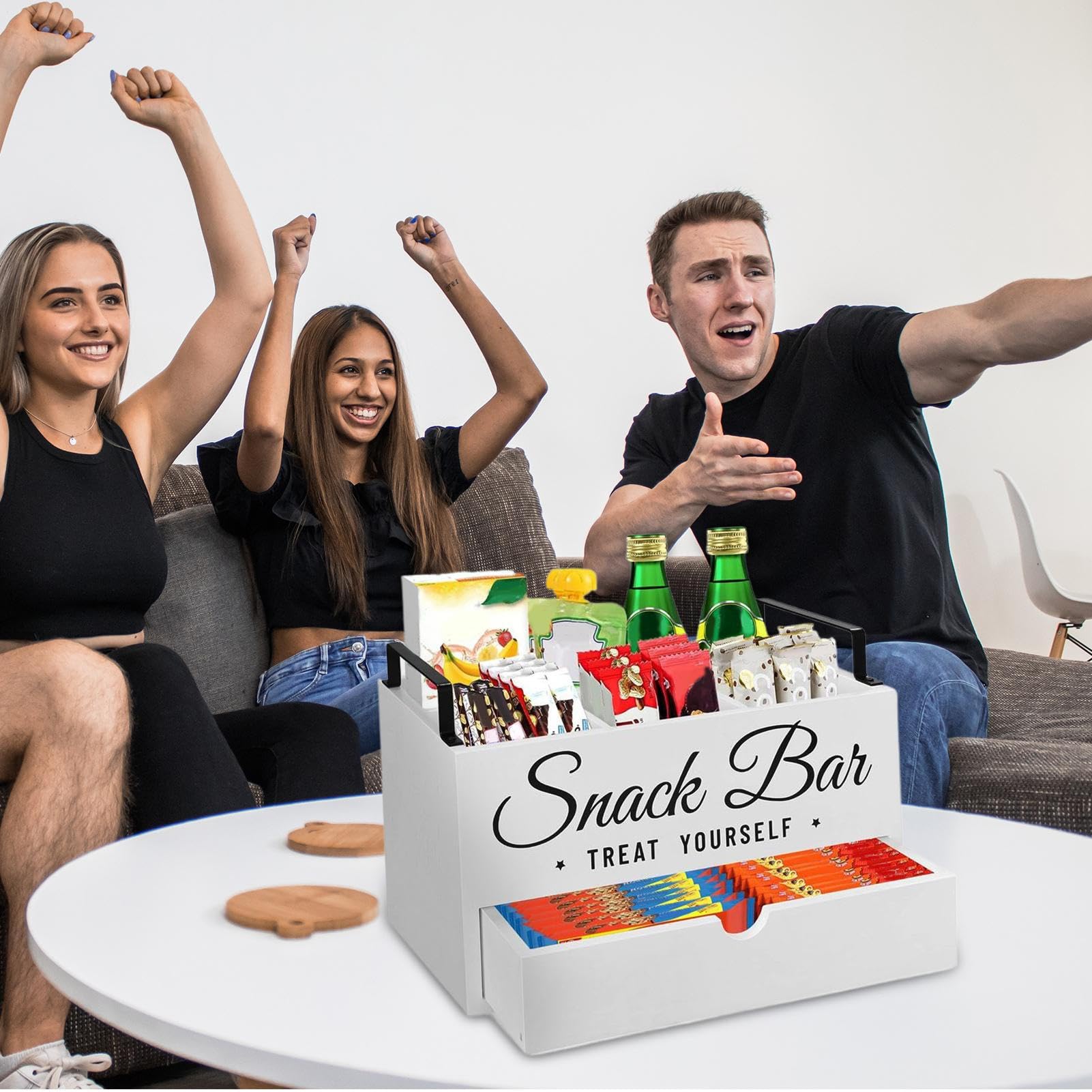 Kaffeestation Organizer Organizer Für Kaffeezubehör Für Die Theke | Küchenaufbewahrung Mit Schublade Für Kapseln Tee Sirup Zubehör