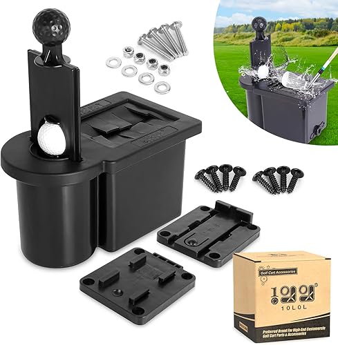 10L0L Arandela de bolas para carrito de golf, limpiador de cabeza de palo de golf para Yamaha, EZGO, Club Car, Star EV-Universal y desmontable