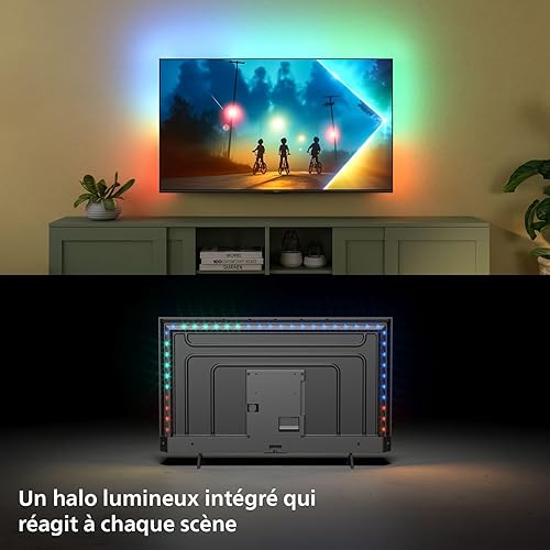 Philips Ambilight 55PUS8200 4K LED Smart TV, 55 inch Screen with Pixel Precise Ultra HD Platform, Titan OS and Dolby Atmos Sound, Alexa Compatible and Google Voice Assistant - 2