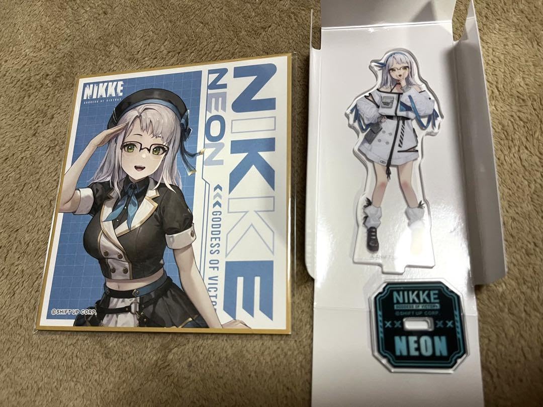 Amazon.co.jp: 勝利の女神 NIKKE ネオン アクスタ 色紙 セット