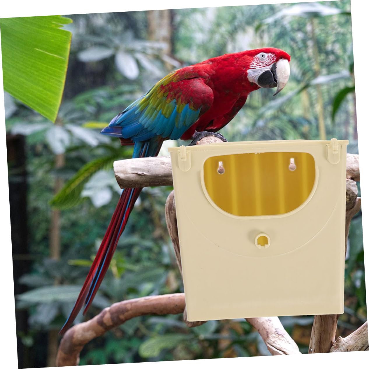 WOONEKY 4piezas Caja para Pájaros De Plástico Casa De Incubación y Cría para Periquitos y Pinzones De Cría Espacioso y Resistente para y Aves De