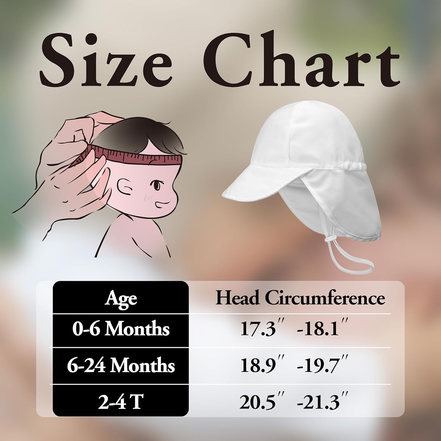 2 Pack Baby Sun Hats UPF 50+ Toddler Beach Hat for Girls Boys 0-4 Years - Image 2