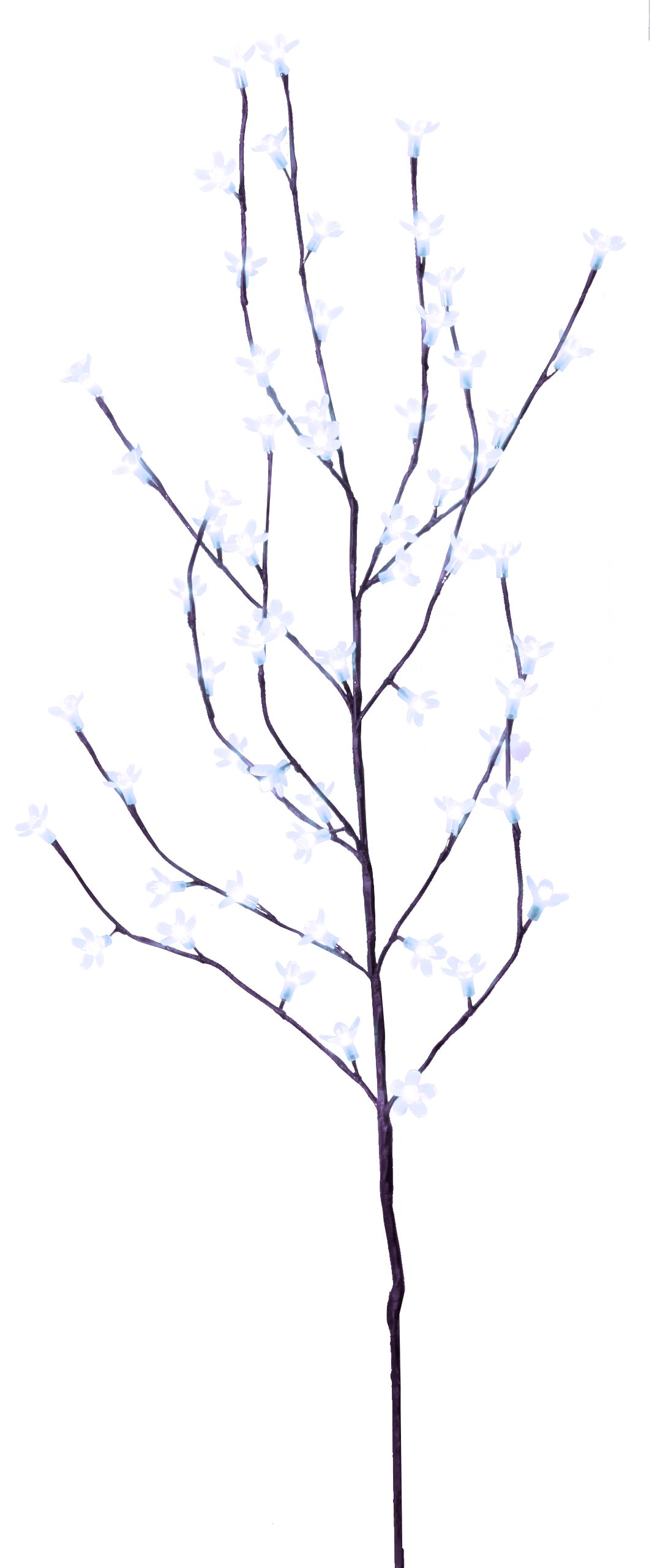 Best Season LED-Zweig "Cherry Tree" – Ca. 100 X 50 Cm, Mit 60 Kaltweißen LEDs, Inkl. 24V Außentrafo
