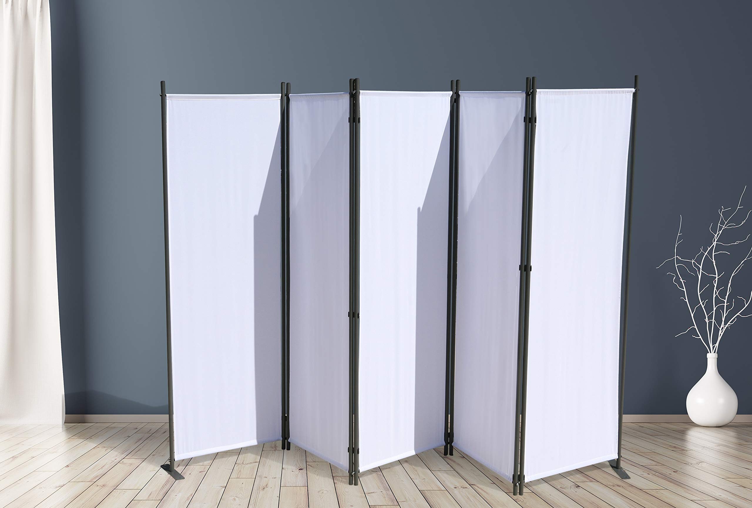 GRASEKAMP Qualität seit 1972 4-Piece Taupe Room Divider Privacy