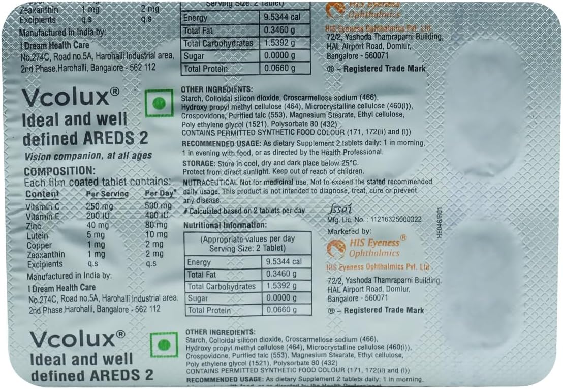 Vcolux - Strip of 10 Tablets