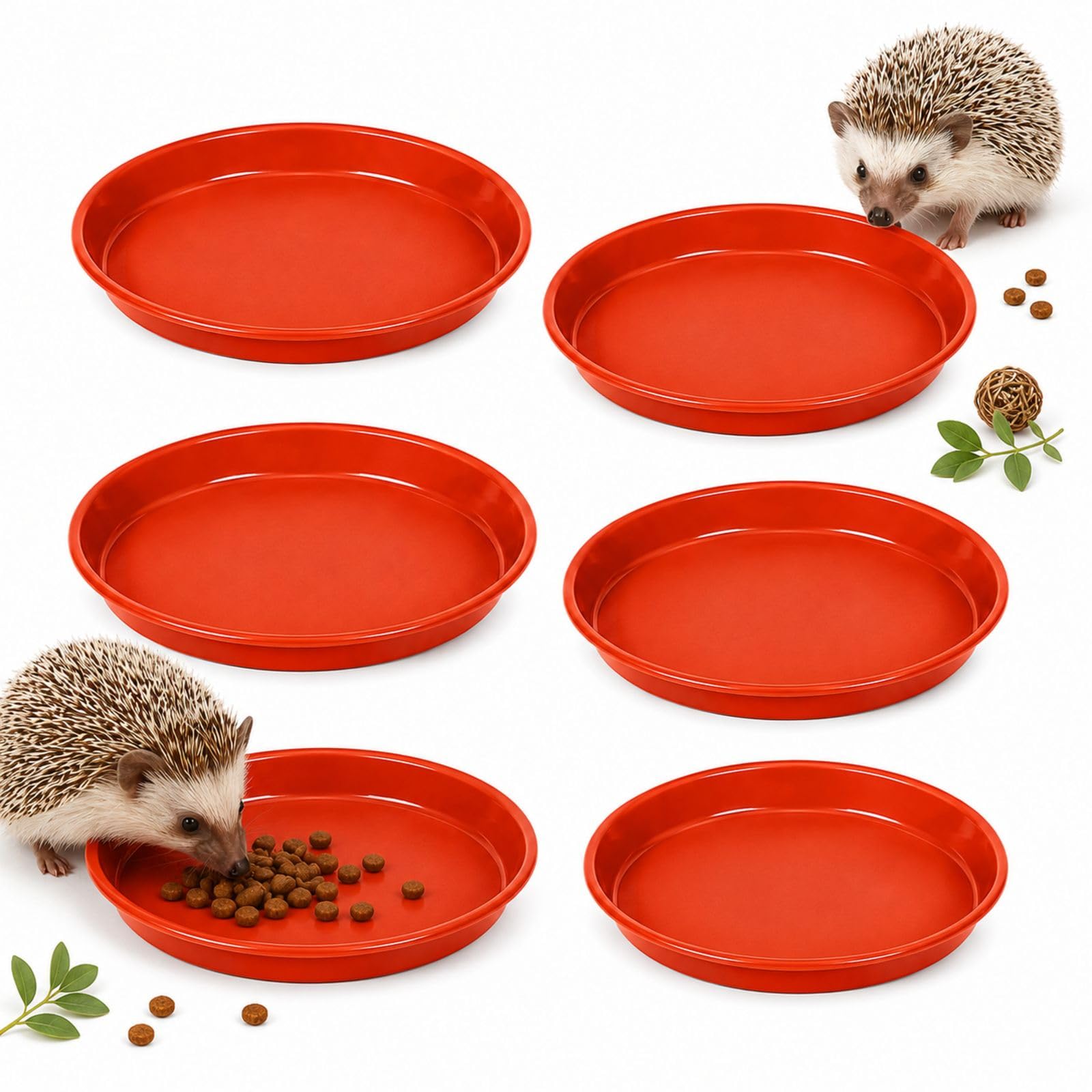 XLTXWD 6PCS Hedgehog Bowl for Outdoor Pets
