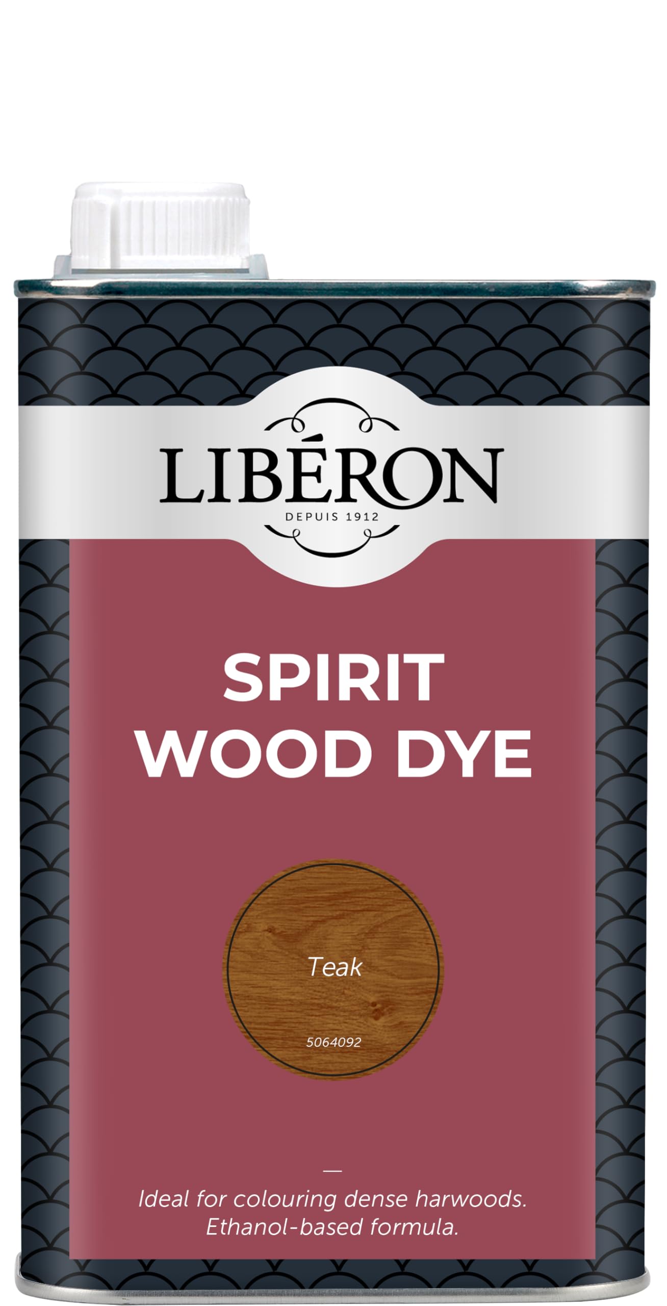 Libéron Spirit Wood Dye – Ideal for Dense Hardwoods – Quick Drying - Rich Colour - Intermixable Shades - Great for Antique Restoration - Teak - 1L